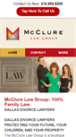 Mobile Screenshot of mcclure-lawgroup.com